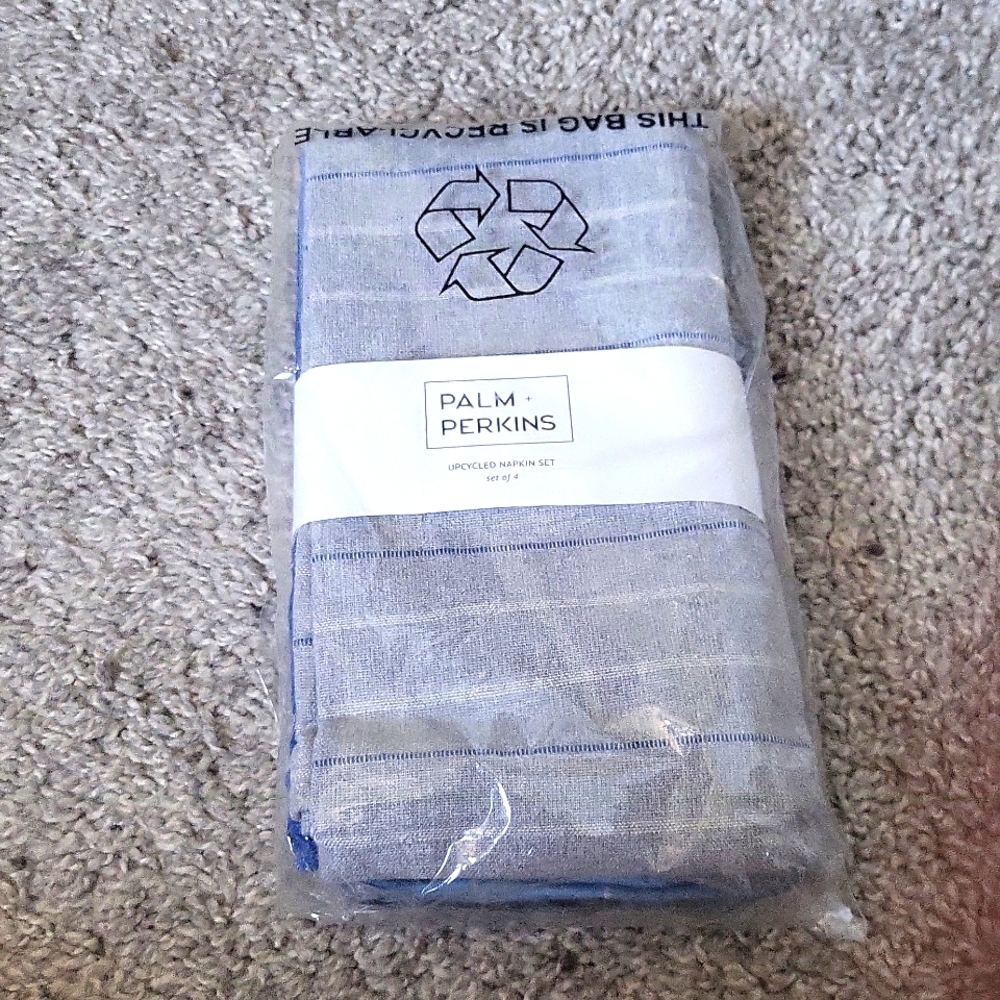 Palm + Perkins upcycled napkins set of 4